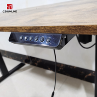 Bureau d'ordinateur de système réglable de levage électrique de levage d'un moteur pour l'étude