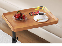 Canapé de salon mobile avec roulettes, petite table d'appoint, petite table basse relevable, table basse d'angle créative et simple