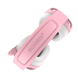 SADES Zpower diadema ajustable ligero suave orejeras con cable Gamer Gaming <span class=keywords><strong>auriculares</strong></span> con micrófono plegable <span class=keywords><strong>para</strong></span> PC - Product Image 2