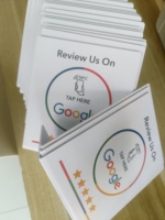 2026 NFC Google Bewertungsständer Mini RFID-Kartenständer mit PVC für Geschäfts- und Hotelnutzung NFC Bewertungsständer für 213 215 216