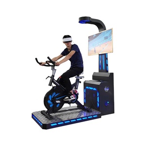 Équipement de forme physique du simulateur VR d'équitation en métal d'utilisation de maison de simulateur de vélo de 9D VR pour l'amusement de parc - Product Image 1
