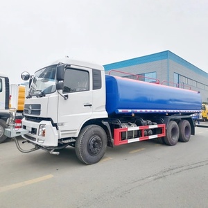 Precio de Fábrica, Camión Cisterna Dongfeng 6X4 de 10 Ruedas, 20-25 CBM, Euro 2, Volante a la Izquierda, para Limpieza de Carreteras - Product Image 3