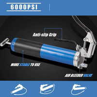 XM – pistolet à beurre manuel haute pression de 500cc, outil de remplissage d'huile de lubrification à économie de travail, huileur mécanique