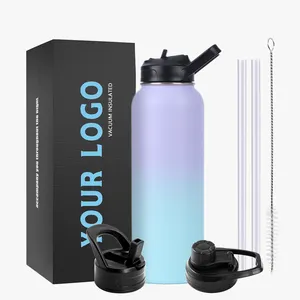 Hot Selling 32oz 40oz Vacuum Wide Mouth Water Bottle Sport Tumbler