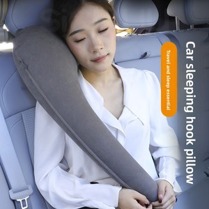 Almohada de Viaje Esencial para Viajes Largos, para Dormir de Lado en Auto/Avión/Tren, con Soporte para el Cuello - Product Image 1