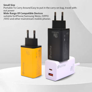 Solución de carga rápida multiregión personalizada de fábrica Tipos de enchufes de puertos duales UE/EE. UU./Reino Unido/Corea - Product Image 3