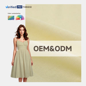 Hoge Kwaliteit Biologisch Geweven Effen Ademende Eco-Vriendelijke Linnen/Katoenen Stof Voor Dames-En Meisjesjurken-Aangepaste Kleding - Product Image 1