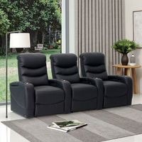 Canapé de luxe 1 + 2 + 3 sièges inclinable pour salon familial Design moderne Home cinéma intérieur revêtement en cuir véritable