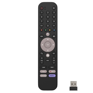 Control Remoto por Voz Inteligente con Teclas de Acceso Rápido para <span class=keywords><strong>Google</strong></span> <span class=keywords><strong>Chromecast</strong></span>, Android TV Box, Netflix, <span class=keywords><strong>YouTube</strong></span>, Prime Video - Product Image 2