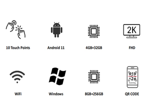 Kiosque de <span class=keywords><strong>paiement</strong></span> en libre-service 21,5 23,8 pouces Android 2+32G avec imprimante intégrée pour les restaurants de restauration rapide - Product Image 6