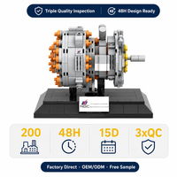 Kit de présentation de machines industrielles, ensemble de blocs de construction d'appareils techniques statiques, fournisseur OEM personnalisé