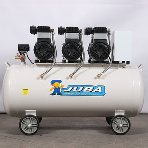 Compresseur d'air sans huile JUBA Hurricane 1600X3, 200L, 220V/380V, grande capacité, type piston, pour le travail du bois et la peinture à domicile - Product Image 2