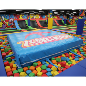 เบาะรองรับการกระโดดแบบนุ่มพร้อมถุงลมนิรภัย โฟมพิต ที่นอนกระโดดแบบเป่าลม เสาลมเป่าลม ถุงลมนิรภัยสำหรับยิมนาสติก - Product Image 1