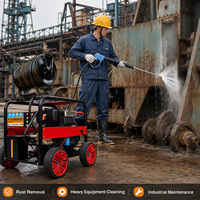 Nouvelle pompe diesel 30hp haute pression 200bar 50m nettoyeur à jet d'eau vidange d'égout et dragage camion de nettoyage