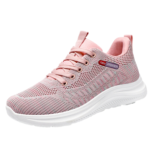 Zapatillas Deportivas Transpirables con Cordones, Estilo Casual para Caminar, Tejido de Punto, Forro de Tela de Algodón, Plantilla EVA - Product Image 2