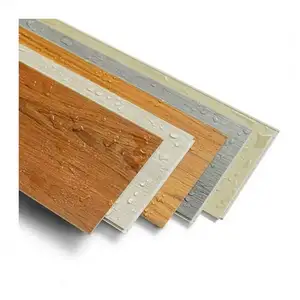 Spc panel dinding plastik serbuk kayu bahan virgin mudah untuk memperbaiki ubin saling mengunci vinil mewah lantai spc 4mm 5mm 6mm 7mm 8mm