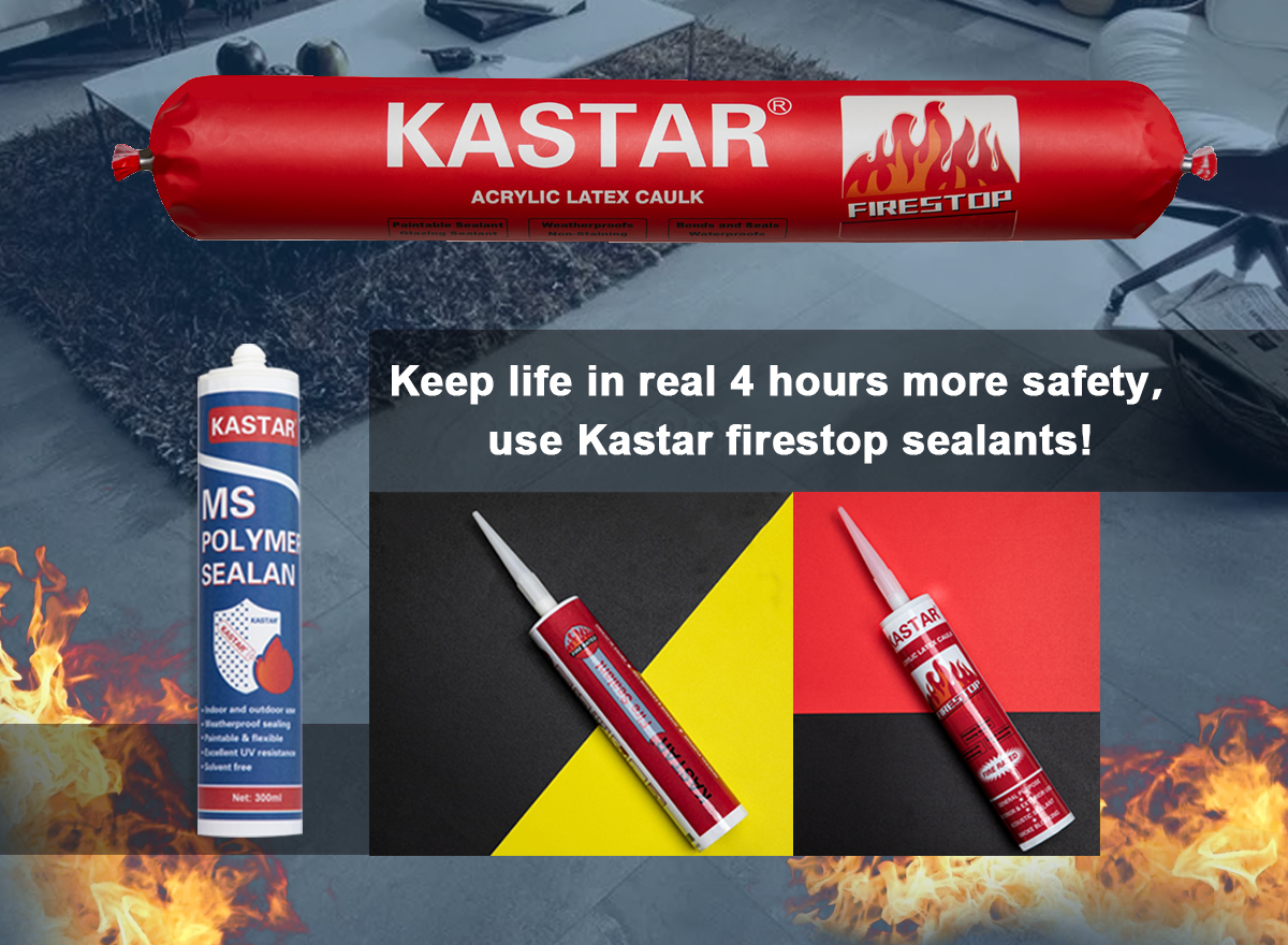 KASTAR No Smell Waterproof Coating&Paint Caulking Silicone Polyurethane Sealant Adhesives Glue Fireproof PU Sealant