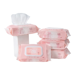 Lingettes douces pour bébé Tianzhen, 80 pièces par paquet avec couvercle, pour le nettoyage des mains et de la bouche, qualité supérieure pour usage général - Product Image 1