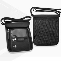 Portefeuille de voyage unisexe personnalisé anti-RFID en nylon Ripstop, pochette fine pour passeport, pour un rangement sûr en voyage à l'étranger