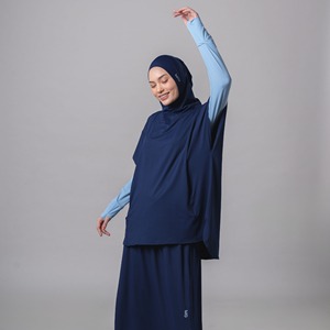 Voile instantané long de sport en gros pour femmes musulmanes, personnalisé, <span class=keywords><strong>anti</strong></span>-<span class=keywords><strong>UV</strong></span>, pour activités de plein air, sans manches - Product Image 5