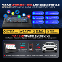 X431 PRO V5.0 PROS V5.0 Outil de diagnostic automobile complet OBD2 sans connecteur OBD1 non-16 broches