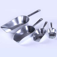 Pelle utilitaire en fonte d'aluminium farine alimentaire barre de grain de bonbon pelle à glace sèche pour bar cuisine