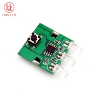 Vente chaude de piles bouton Cr2032, petites lumières LED clignotantes, mini module LED clignotant alimenté par pile