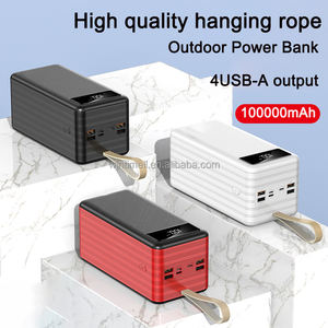 Banque de puissance haute capacité 100000 mAh 66W chargeur portable à charge rapide <span class=keywords><strong>batterie</strong></span> <span class=keywords><strong>externe</strong></span> Powerbanks 100000 MAh pour l'extérieur - Product Image 4