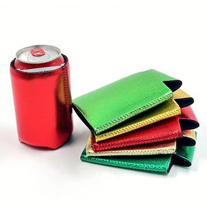 Enfriador de Latas Metálico de Neopreno al por Mayor, Plegable, para Cerveza, Refrescos y Bebidas, Ideal para Eventos al Aire Libre - Product Image 1