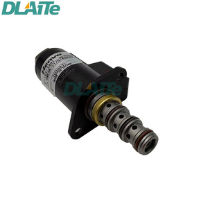 Válvula solenoide <span class=keywords><strong>de</strong></span> freno oscilante Donglian 121-1491 24V DC para excavadoras 320B 320C 325D, interruptor <span class=keywords><strong>de</strong></span> bloqueo preciso, color negro - Product Image 1