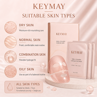 Masque facial en hydrogel au collagène PDRN, format voyage, hydratant, raffermissant, anti-âge, nourrissant, éclaircissant, marque privée, OEM, ODM, vente en gros