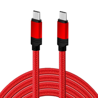 PD USB C a C cable 60W/45W/30W/18W 3A cables de datos de carga USB rápida para móviles