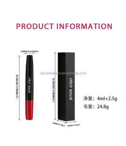 Private Label 2 1 brillant à lèvres résistant à l'eau antiadhésif Nourrir les lèvres glaçure velours longue durée mat rouge à lèvres nude longue durée - Product Image 5