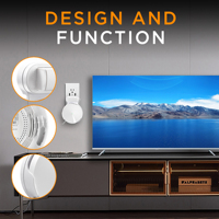 Bangcheer Wi-Fi Cable de montaje en pared Cajas de almacenamiento de línea de alimentación Cubierta de bajo precio para TP-Link Deco M5 Home Wi-Fi Routers Clasificador incluido
