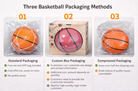 Ballon de basketball silencieux en mousse haute densité personnalisé OEM, recouvert de tissu, rebond doux, pour entraînement en intérieur, pour enfants, approvisionnement en gros, tailles 3/5/7