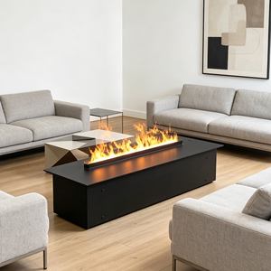 Chimeneas de Vapor de Agua de Lujo, Estilo Empotrado, Instalación Discreta, Llama de Vapor Vívida para Diseño de Hogar Personalizado - Product Image 1