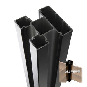 أسود الألومنيوم الزاوية آخر تصميم سياج معدني آخر الألومنيوم مادة جديدة حديقة في الهواء الطلق الألومنيوم مسحوق مخصص آخر المغلفة - Product Image 5