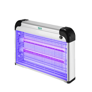 โคมไฟกำจัดยุงไฟฟ้า หลอดฟลูออเรสเซนต์ 10W พลาสติก HS-38 ใช้ได้ทั้งภายในและภายนอก ทำความสะอาดง่าย - Product Image 1