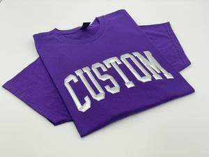 Impression numérique personnalisée du logo, tricot en mélange polyester/coton, surdimensionné, 3D, pour t-shirts respirants - Product Image 6