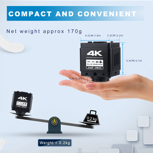 Microscopio <span class=keywords><strong>digital</strong></span> YIZHAN 4K <span class=keywords><strong>HDMI</strong></span> con cámara anillo de aumento 215X luz y soporte de Metal para inspección de visión artificial PCB/SMD/ - Product Image 3