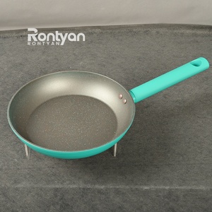 Sartén Profesional Antiadherente de Aluminio con Revestimiento Antiadherente, Mango de Silicona, Apta para Lavavajillas y <span class=keywords><strong>Horno</strong></span>, Juego de Ollas Personalizables - Product Image 3