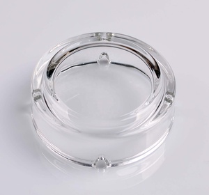 Nouveau design cristal verre clair rond cendrier pour fumer le cigare à bacco Offre Spéciale produits - Product Image 5