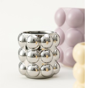 Pot <span class=keywords><strong>de</strong></span> fleur en céramique créatif moderne avec conception <span class=keywords><strong>de</strong></span> bulle <span class=keywords><strong>de</strong></span> perle arrangement <span class=keywords><strong>de</strong></span> pot <span class=keywords><strong>de</strong></span> maison simple pour le tube <span class=keywords><strong>de</strong></span> stockage <span class=keywords><strong>de</strong></span> <span class=keywords><strong>jardin</strong></span> - Product Image 1