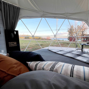 Kit Kubah Geodesik PVC untuk Luar Ruangan, Tenda Glamping untuk Hunian - Product Image 4