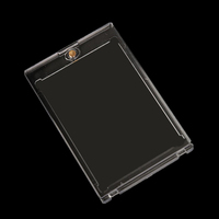 Étui magnétique 35PT pour cartes TCG, protection UV, rigide et transparent, vente en gros, taille standard