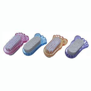 Novedad pies limpios zapatilla depurador de pies cepillo exfoliante piedra pómez plástico pie masajeador zapatilla - Product Image 6