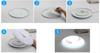 Plafonnier magnétique à led 24w pour remplacer le tube circulaire fluorescent