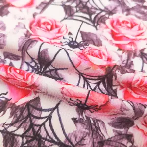 ผ้าถักลายนูนแบบท่อ ราคาส่งถูก ขายดี ผ้าถักลายนูนแบบกว้าง ผสมโพลีเอสเตอร์และสแปนเด็กซ์ สำหรับตัดเย็บเสื้อผ้า - Product Image 6