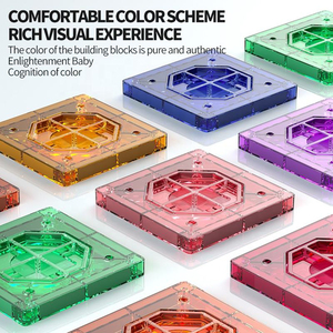 Montessori 3D Magnetic Tiles Ferris Wheel for Kids Wholesale Eco-friendly Magnet Building <strong>Blocks</strong> Children's Educational Toys - Product Image 4