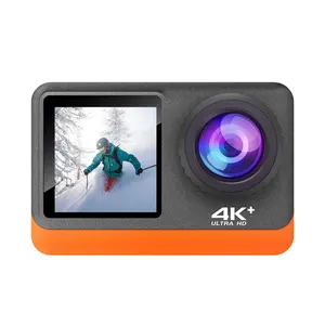नया हॉट 4K वाईफाई वॉटरप्रूफ एंटी शेक फिल्टर लेंस वीडियो रिकॉर्डर फुल एचडी डुअल स्क्रीन 4K स्पोर्ट मिनी एक्शन कैमरा